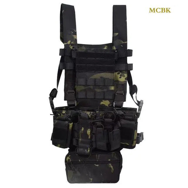 Quick Release Molle Back Panel Harness For D3 / SS / MK Tactical Vest & Chest Rig – Unbranded, New