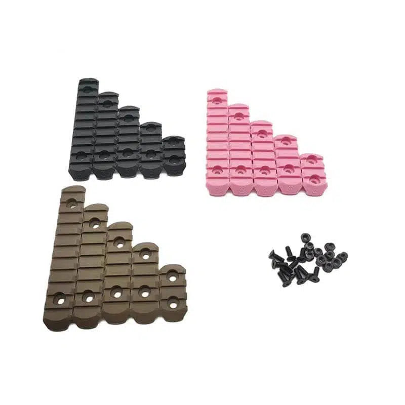 Nylon Rails 5pcs Keymod Picatinny Nylon Rail Section Set – m416gelblaster