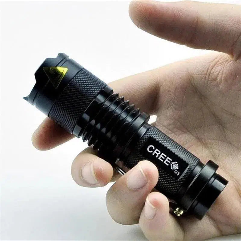 SK68 Cree XPE Q5 Zoomable LED Flashlight-m416gelblaster-m416gelblaster