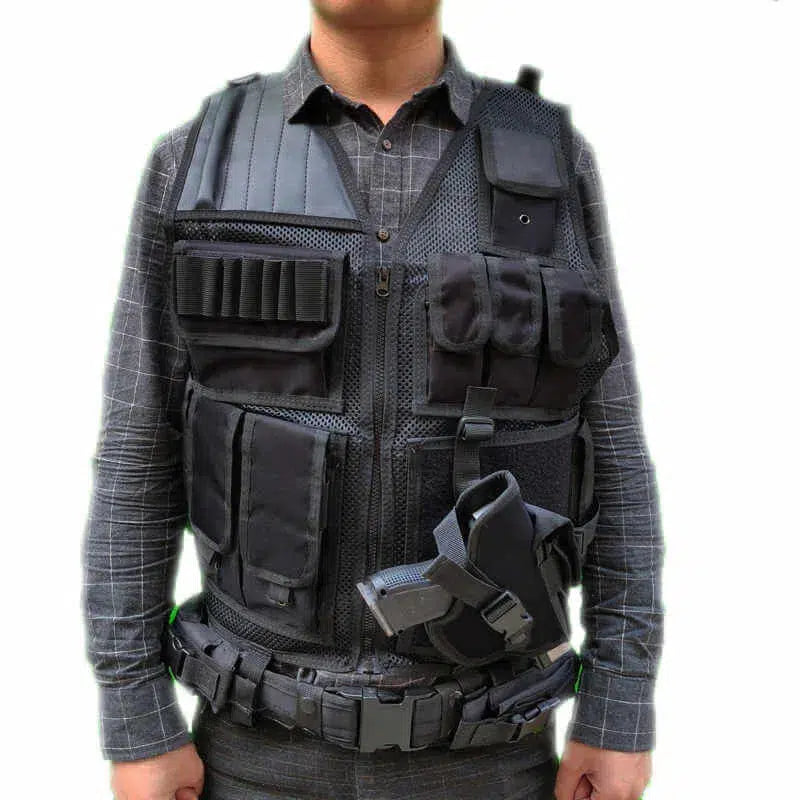 Multi-Pocket SWAT Tactical Vest-玩具/游戏-Biu Blaster-Biu Blaster