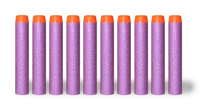 Soft Foam Full Length Dart Refill Bullets 7.2x1.3cm-nerf darts-m416 gel blaster-purple-1pack-m416gelblaster