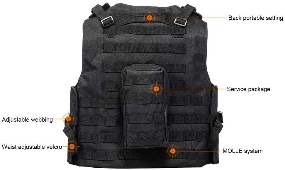 Multifunction Vests Multifunction Lightweight Molle Amphibious Tactical Vest – m416gelblaster