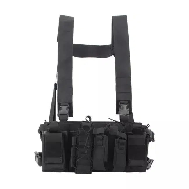 Tactical Molle D3 Chest Rig Vest-玩具/游戏-Biu Blaster-black-Biu Blaster