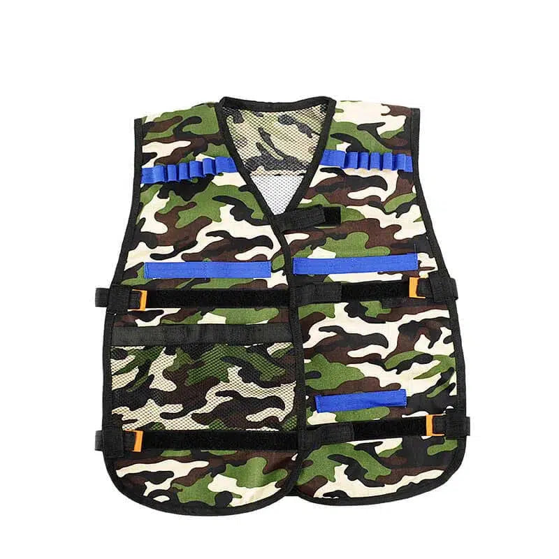 Tactical Nerf Jacket Camouflage Vest-m416gelblaster-green camo-m416gelblaster
