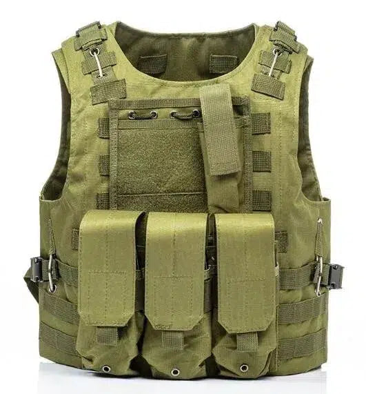 Multifunction Lightweight Molle Amphibious Tactical Vest-玩具/游戏-Biu Blaster-green-Biu Blaster