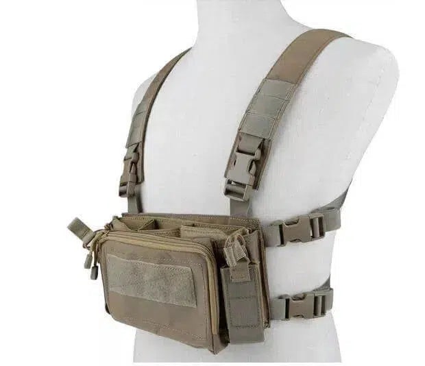 WST VE-55 Multifunctional Tactical Vest 500D-玩具/游戏-Biu Blaster-tan-Biu Blaster