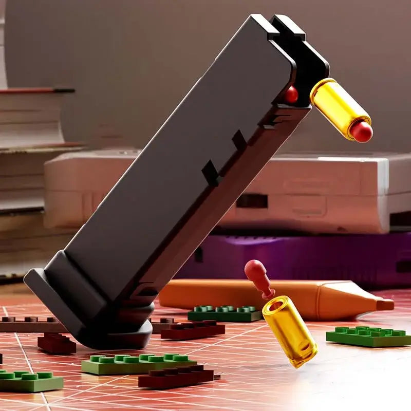 USP DIY Building Block Shell-Ejecting Toy Gun Soft Bullet Pistol-m416gelblaster-extra mag-m416gelblaster