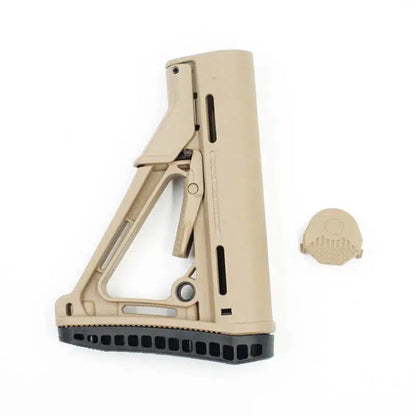CTR Stock with Extended Rubber Butt Pad-m416gelblaster-tan-m416gelblaster