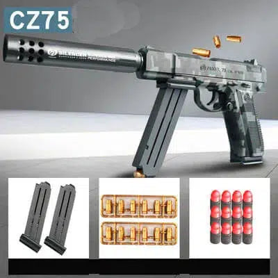 CZ-75 Shell Eject Soft Bullet Foam Blaster-m416gelblaster-camouflage-m416gelblaster