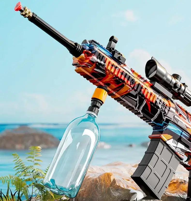 High Pressure Car Wash Rifle Water Gun with Backpack – m416gelblaster High Pressure Car Wash Rifle Water Gun with Backpack – m416gelblaster