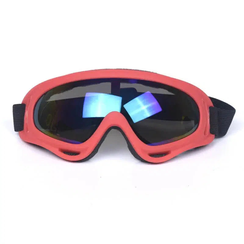 X400 Coloured Frame Hard Sports Safety Goggles-m416gelblaster-red-m416gelblaster