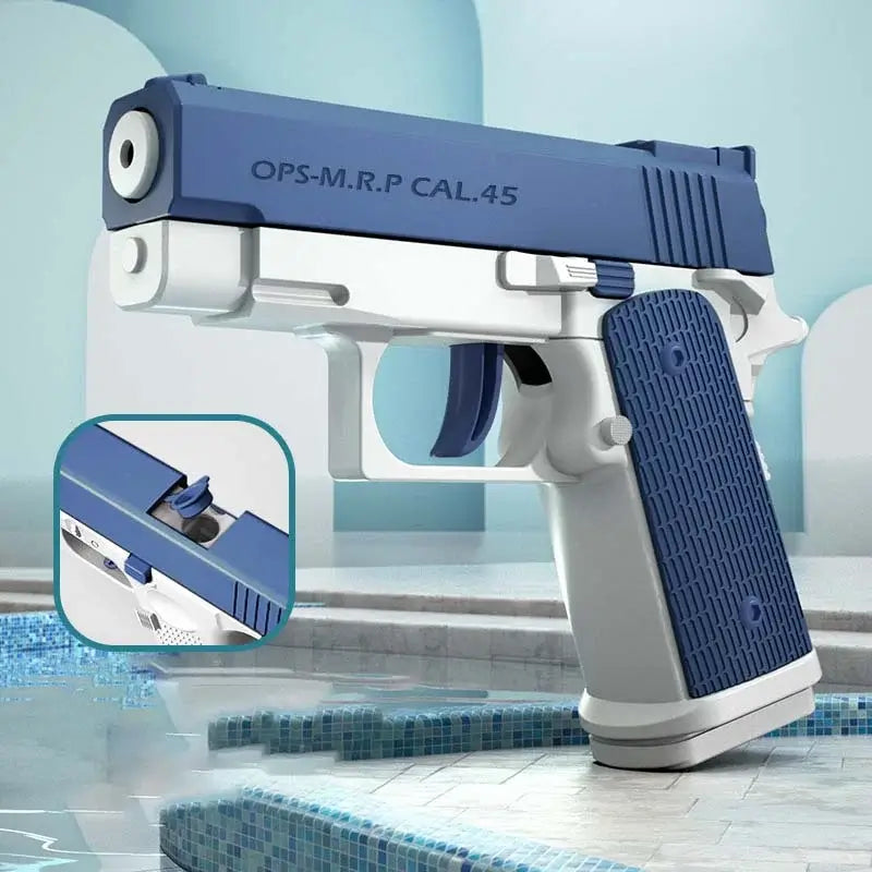 Colt Mini M1911 Electric Semi-Auto Blowback Water Gun-m416gelblaster-blue-m416gelblaster
