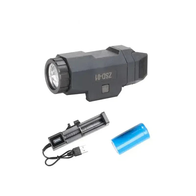 Ade Advanced Optics PL200S-A-2 Strobe Flashlight – 400 Lumens – Compact – Fits 5.7x28, FN, Walter, 9mm CCP
