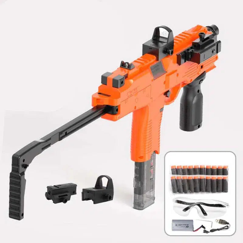 High Speed Electric Auto MP9 Foam Dart Blaster-m416gelblaster-orange-m416gelblaster