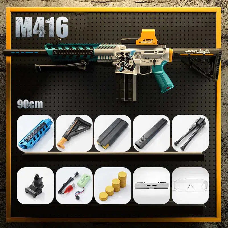 Electric Dragon M416 HK416 Rifle Foam Disc Gun – m416gelblaster