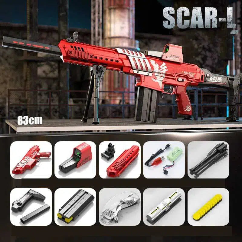 Electric SCAR L Foam Disc Gun Rifle Toy Blaster – m416gelblaster