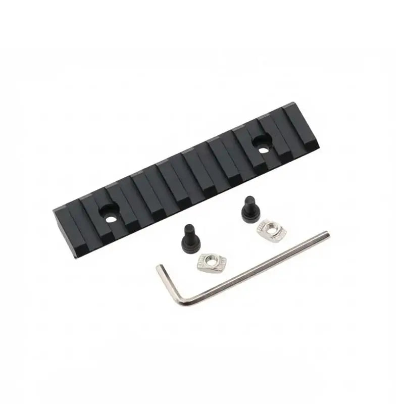 M-Lok Metal Picatinny Rail Section 3/5/7/9/11/13 Slot-m416gelblaster-black-9 slot-m416gelblaster