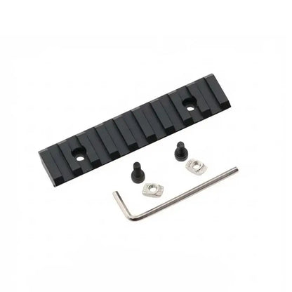 M-Lok Metal Picatinny Rail Section 3/5/7/9/11/13 Slot-m416gelblaster-black-9 slot-m416gelblaster