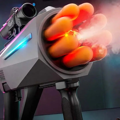 Cyberpunk 8-Shot Rocket Launcher with Mist Smoke & LED Effects-m416gelblaster-m416gelblaster