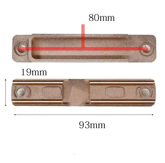 Flashlight Pressure Switch Pad Rat Tail Slot Guide – m416gelblaster