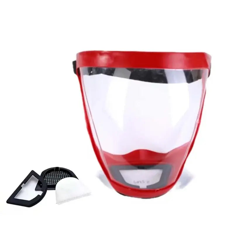 Full Face Shield Mask with Filter – Gel Blaster & Nerf Protection-Protective Gear-m416gelblaster-red-m416gelblaster