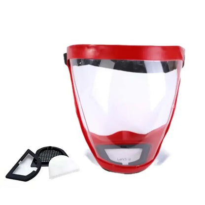 Full Face Shield Mask with Filter – Gel Blaster & Nerf Protection-Protective Gear-m416gelblaster-red-m416gelblaster