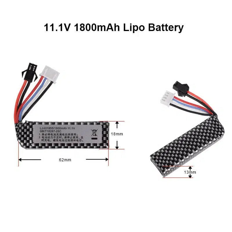 7.4V 11.1V SM-Plug Lipo Battery for Most Gel Blasters-m416gelblaster-m416gelblaster