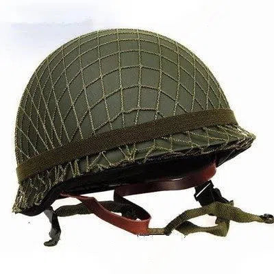 Hunting Helmets GPP Perfect US Army M1 Green Helmet Replica with Net/Canvas Chin Strap DIY-tactical gears-Biu Blaster-Uenel
