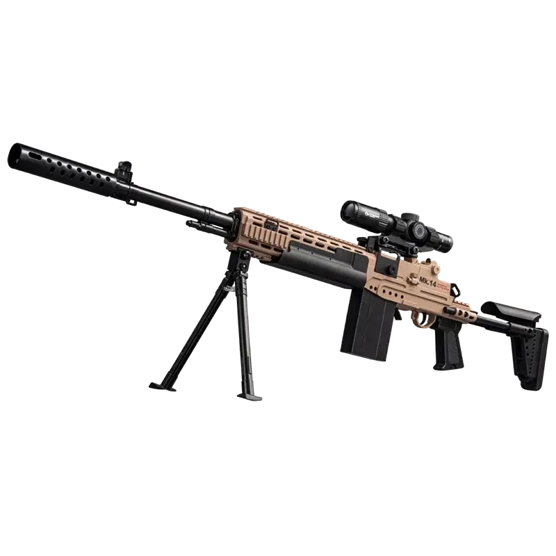 Handi MK14 EBR Mag-Fed Blowback Electric Gel Blaster-m416gelblaster-tan-m416gelblaster