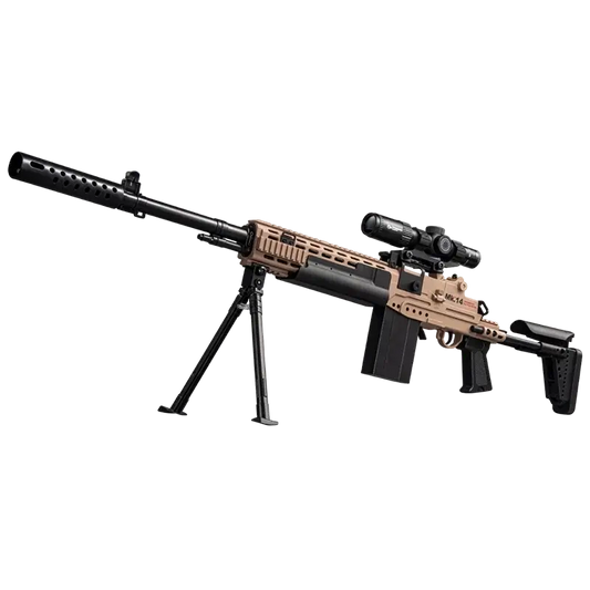 Handi MK14 EBR Mag-Fed Blowback Electric Gel Blaster-m416gelblaster-tan-m416gelblaster