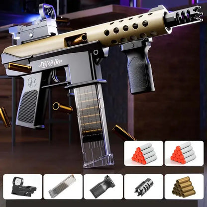 Handi Tec9 Shell Ejecting Manual Foam Dart Blaster-m416gelblaster-tan-m416gelblaster