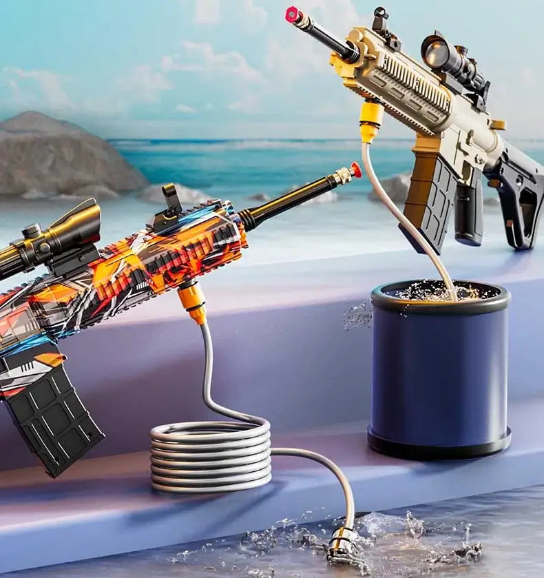 High Pressure Car Wash Rifle Water Gun with Backpack – m416gelblaster High Pressure Car Wash Rifle Water Gun with Backpack – m416gelblaster