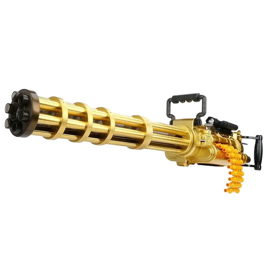 JF Large Gold Electric Nylon Gatling Orbeez Blaster Toy Gun-m416gelblaster-m416gelblaster