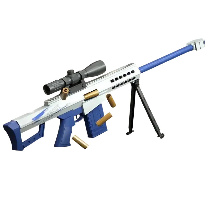 LuoChen Manual Shell Eject Mag-Fed Barrett Foam Dart Gun-m416gelblaster-m416gelblaster