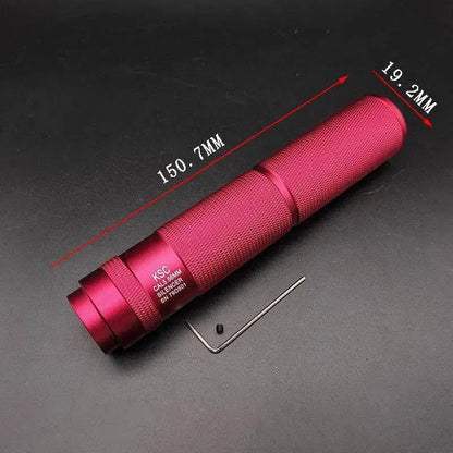 KSC 14mm 19mm Thread Metal Suppressor Silencers-m416gelblaster-red-m416gelblaster