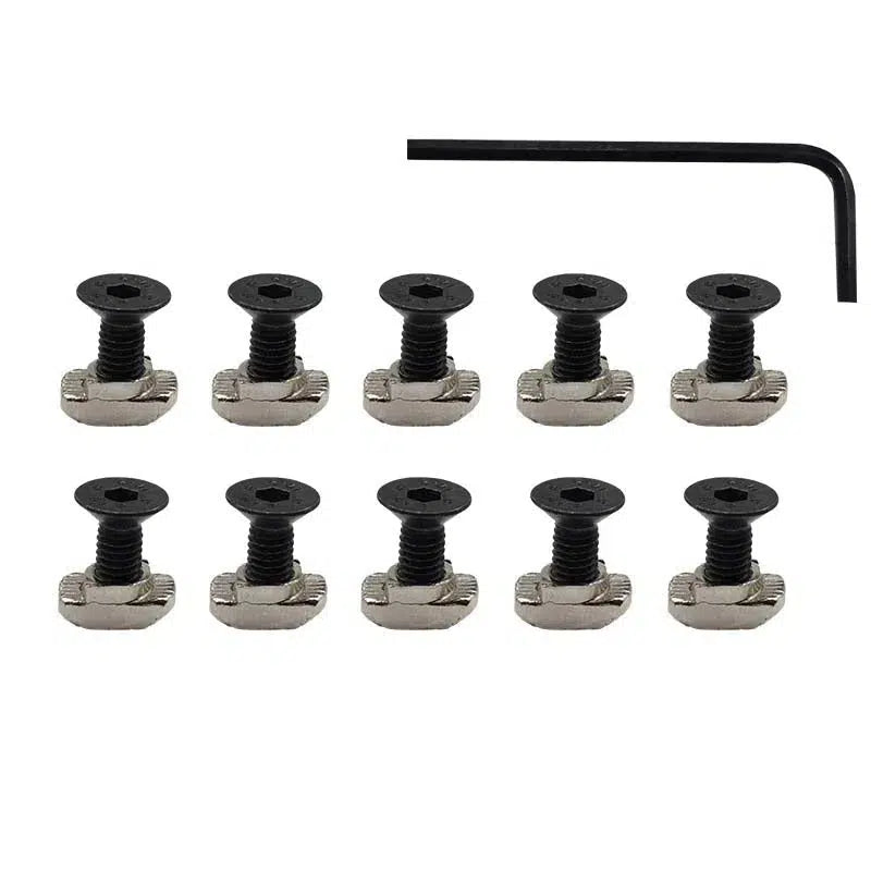 Keymod M-LOK T-Nut Rail M4 M5 Screws Set 10pcs – m416gelblaster