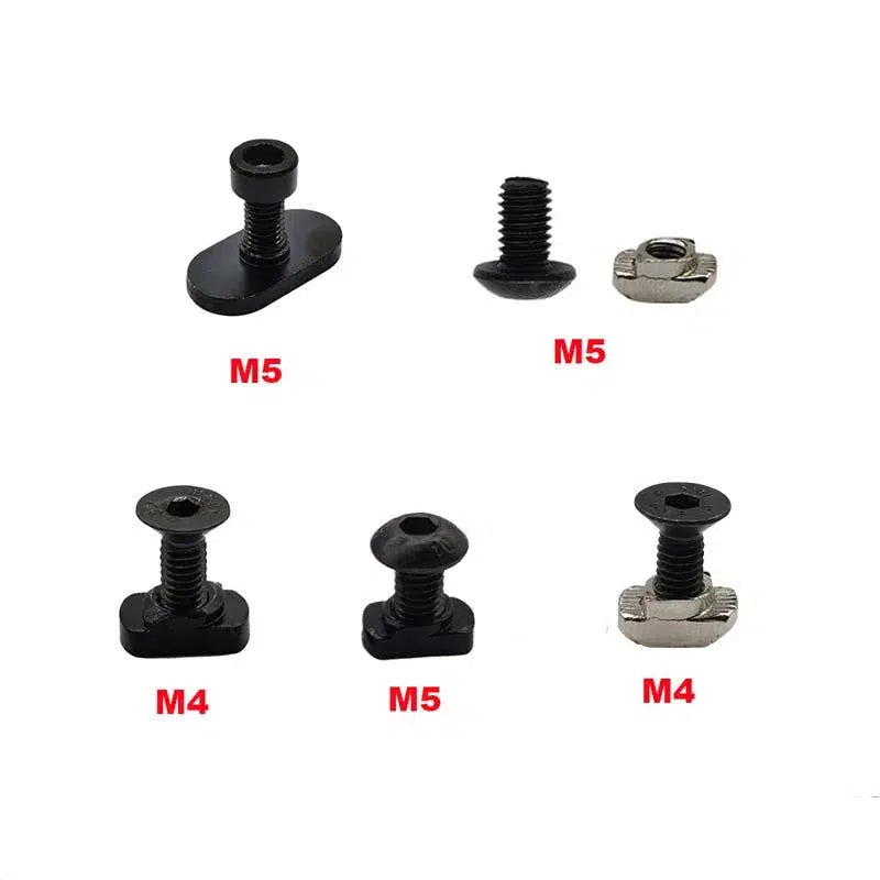 Keymod M-LOK T-Nut Rail M4 M5 Screws Set 10pcs – m416gelblaster