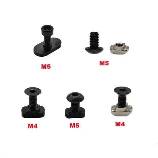 Keymod M-LOK T-Nut Rail M4 M5 Screws Set 10pcs-m416gelblaster-m416gelblaster