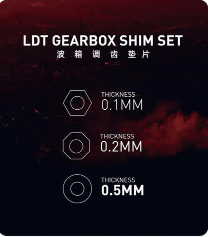 LDT Gearbox Shim Set 0.1/0.2/0.5mm-m416gelblaster-m416gelblaster
