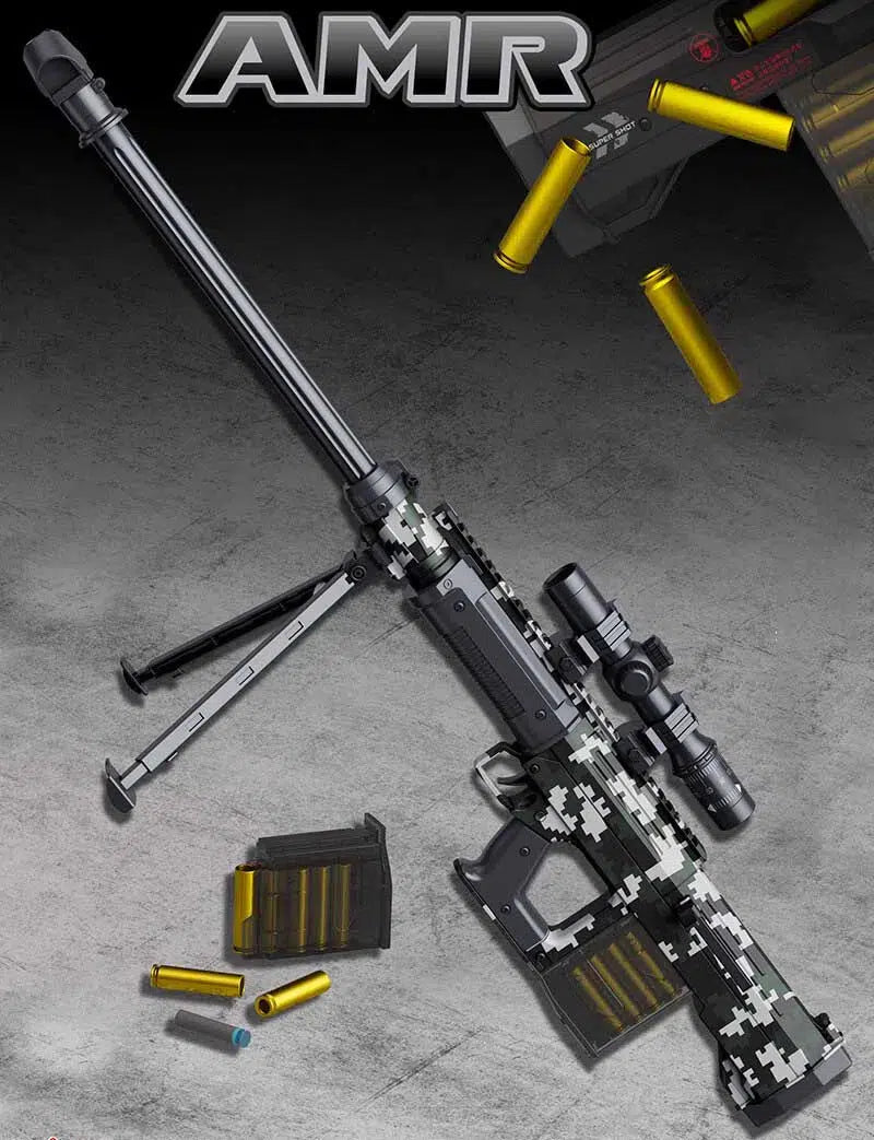 Lehui AMR Shell Eject Foam Blaster Soft Bullet Launcher-Biu Blaster-camo-m416gelblaster