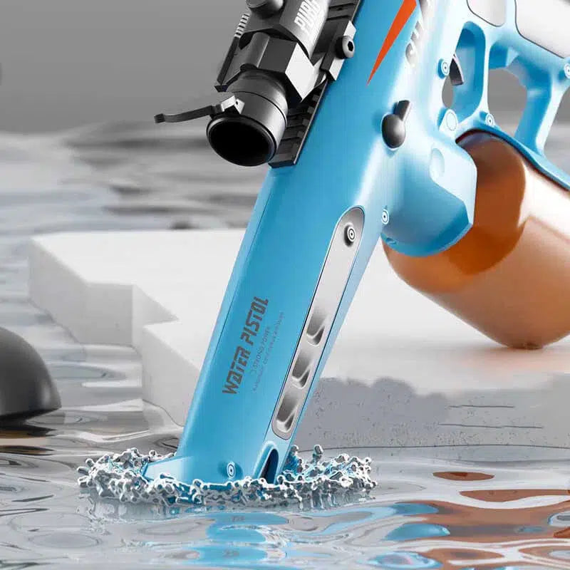 Laser Water Rifle Lehui Shark X Large Capactiy Semi/Full Auto Rifle Water Gun ...