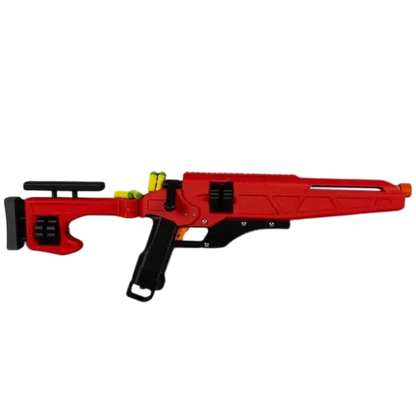 LunJiao Bolt Action Cylinder-Fed Foam Dart Blaster-m416gelblaster-red-m416gelblaster
