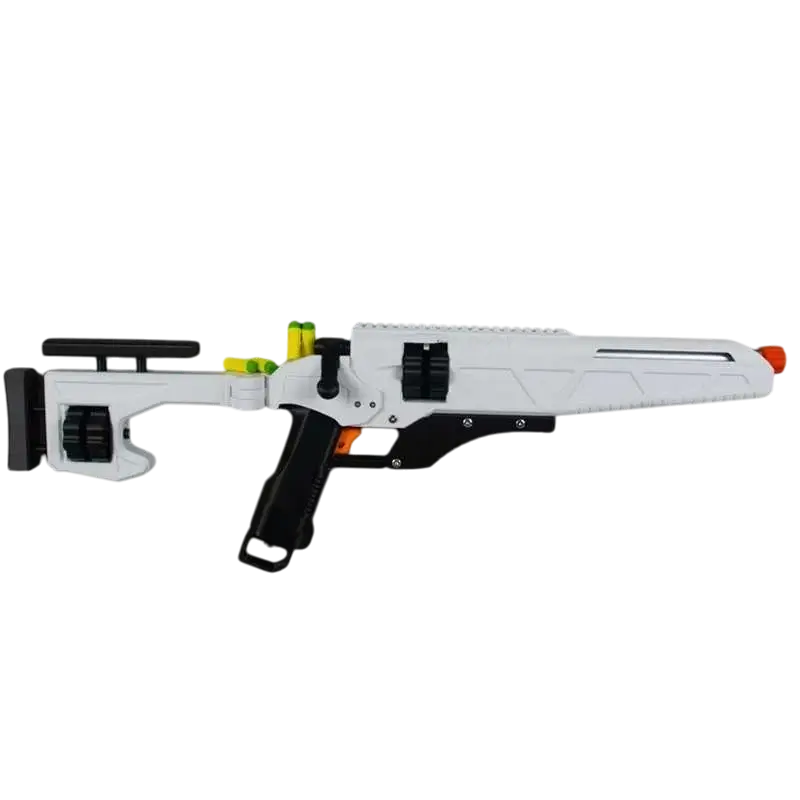 LunJiao Bolt Action Cylinder-Fed Foam Dart Blaster-m416gelblaster-white-m416gelblaster