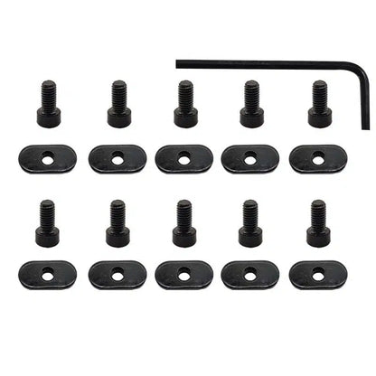 Keymod M-LOK T-Nut Rail M4 M5 Screws Set 10pcs – m416gelblaster