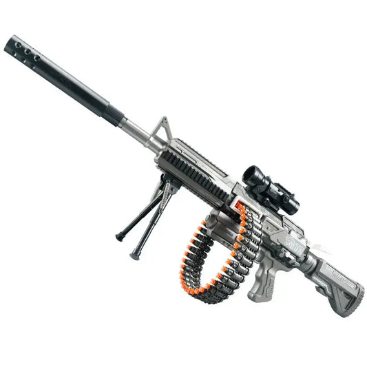M4 + M249 Hybrid Electric Belt-Fed AEB Nerf Dart Blaster-m416gelblaster-m416gelblaster