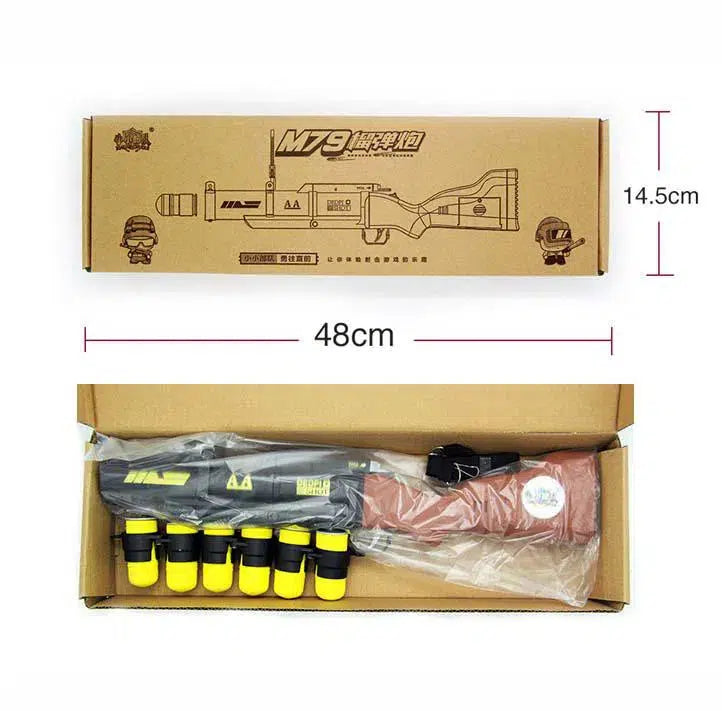 M79 Soft Bullet Grenade Launcher Toy Blaster-foam blaster-Biu Blaster-Biu Blaster