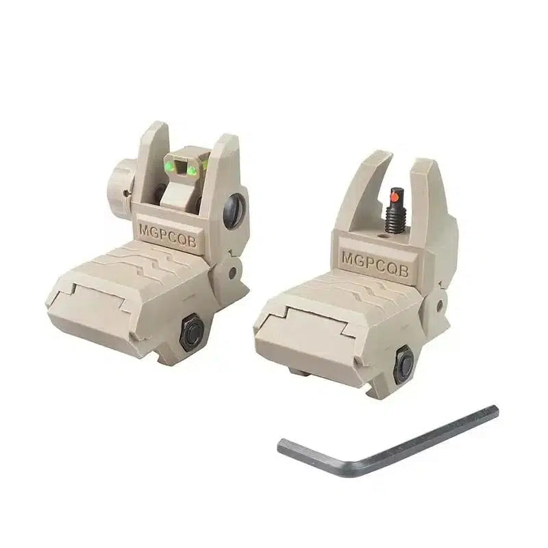 MGP CQB Nylon Front & Rear Flip Up Sights – m416gelblaster