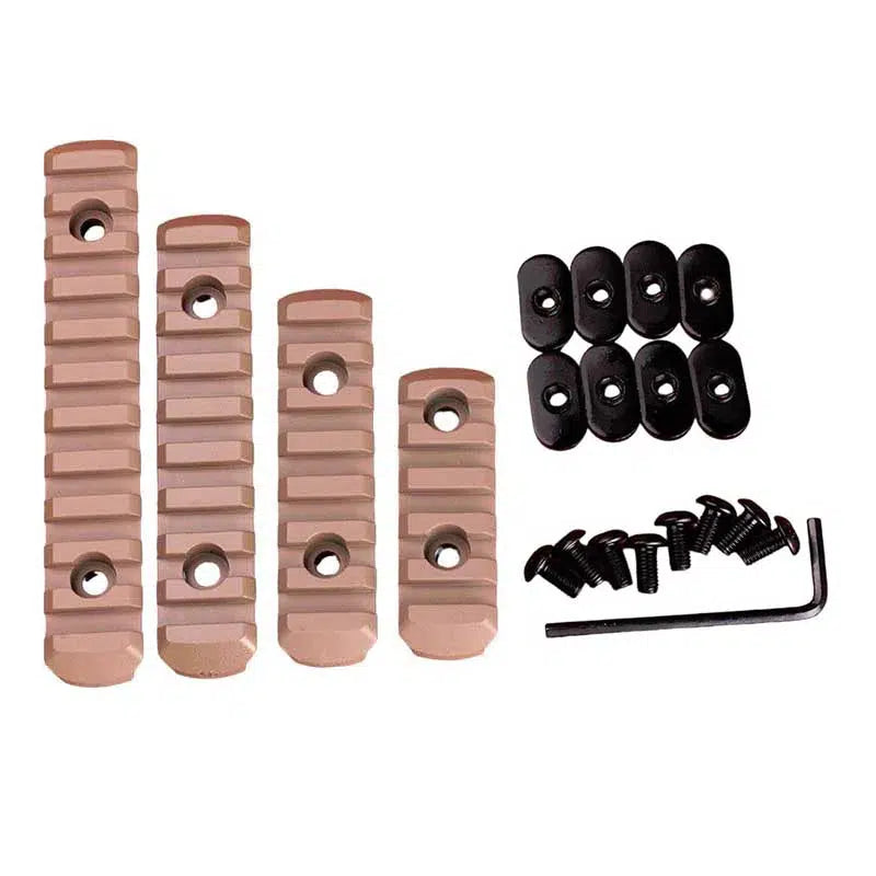 Nylon Rails MOE Nylon Rail Set for Keymod or M-lok 4Pcs – m416gelblaster