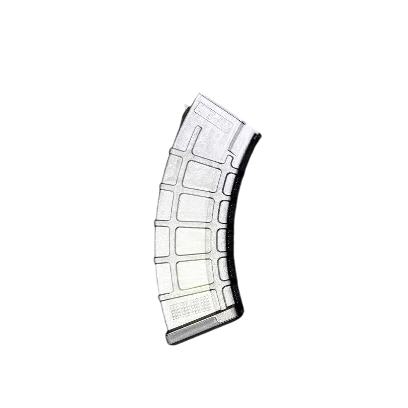 Magpul Style AK Gel Blaster Pmag High Speed Magazine-m416gelblaster-clear black-m416gelblaster