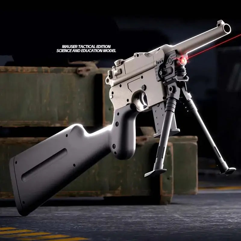 C96 Mauser Manual Shell Ejecting Tactical Toy Gun with Stock-m416gelblaster-m416gelblaster